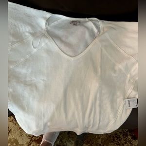 Free people Santa Clara waffle knit nwt